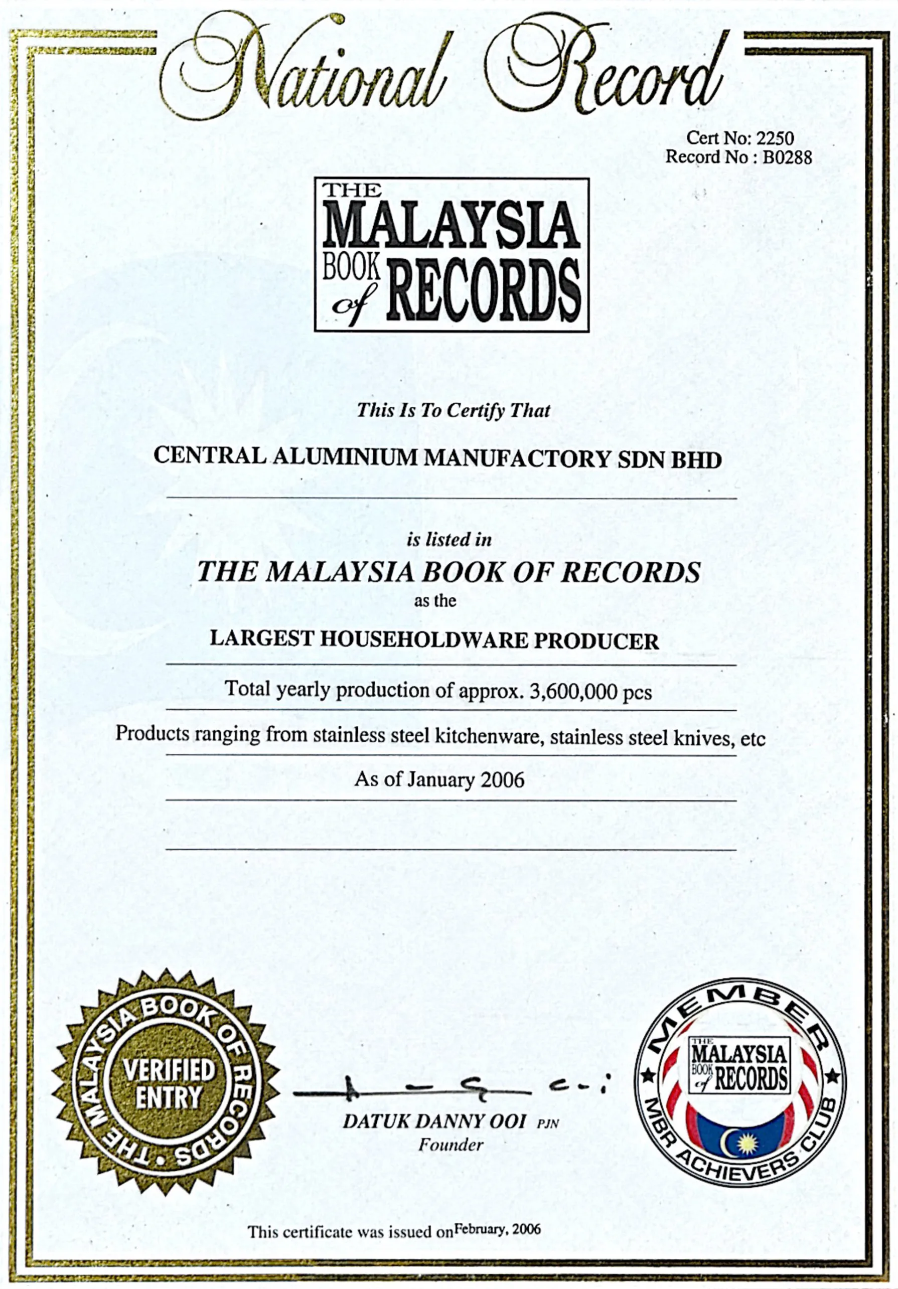 Malaysia Book of Records